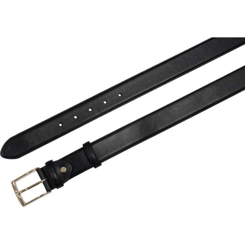 Cintura in vitello liscio tipo seta con due passanti con asola, altezza 35 mm - ESPERANTOBELTS