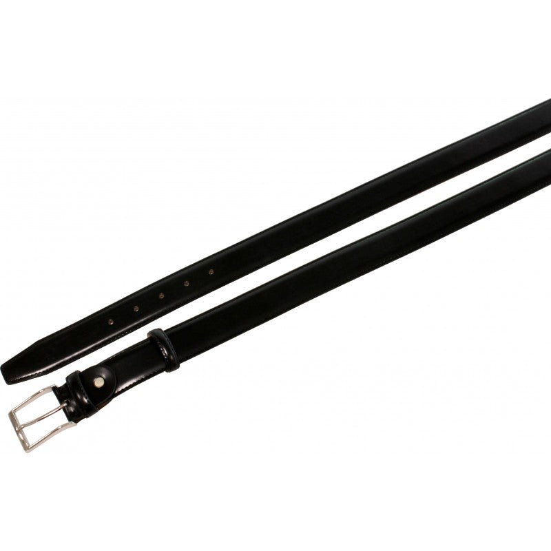 Cintura 3,5 cm in pelle lucida con due passanti con asola, Fibbia Nichel free e fodera Nabuk - ESPERANTOBELTS