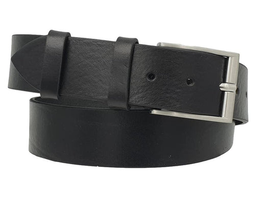 Cintura 4 cm in vero cuoio di toro Martellato con fibbia  anallergica