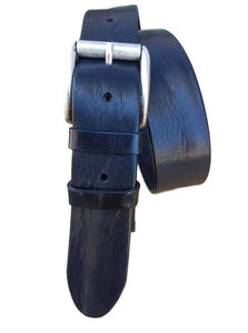Cintura XXL 4 cm in cuoio di toro resistente con fibbia Vintage nichel free ( TAGLIE EXTRALUNGHE ) - ESPERANTOBELTS