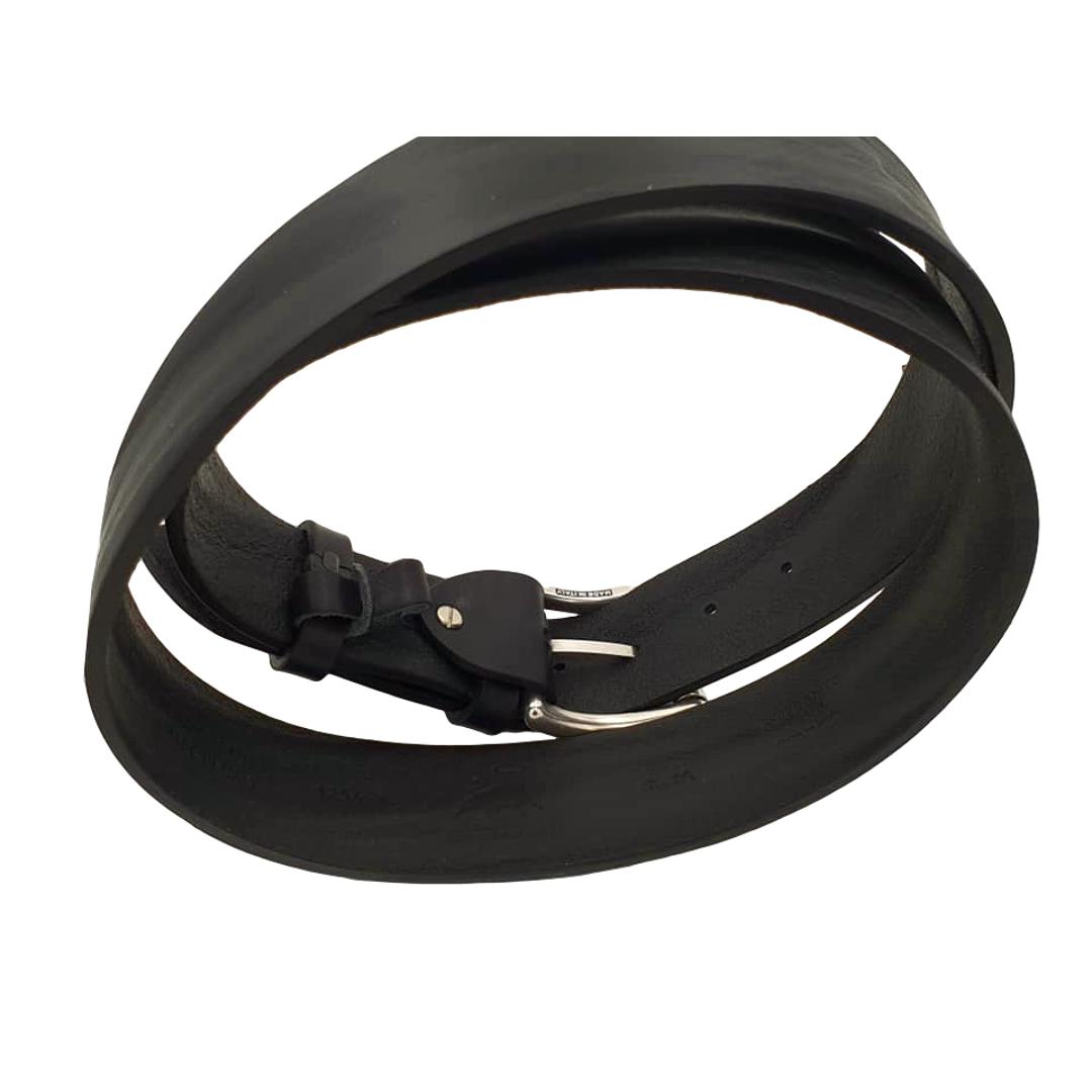 Cintura 4 cm in vero cuoio di toro con fibbia Vintage anallergica (VERSIONE REGALO)