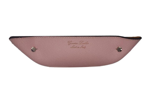 Svuotatasche colorato in vera Pelle foderato in pelle scamosciata - Rosa - ESPERANTOBELTS