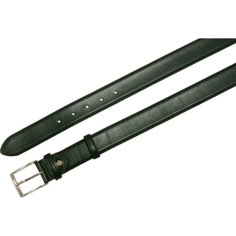 Cintura in vitello liscio tipo seta con due passanti con asola, altezza 35 mm - ESPERANTOBELTS