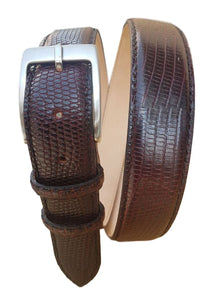 Cintura 3,5 cm in Vera Iguana con fodera Nabuk e fibbia Nichel free - ESPERANTOBELTS