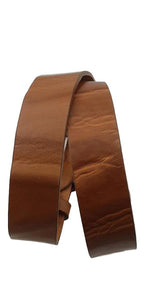 Cintura 4 cm in vero cuoio di toro grinzato con fibbia Vintage