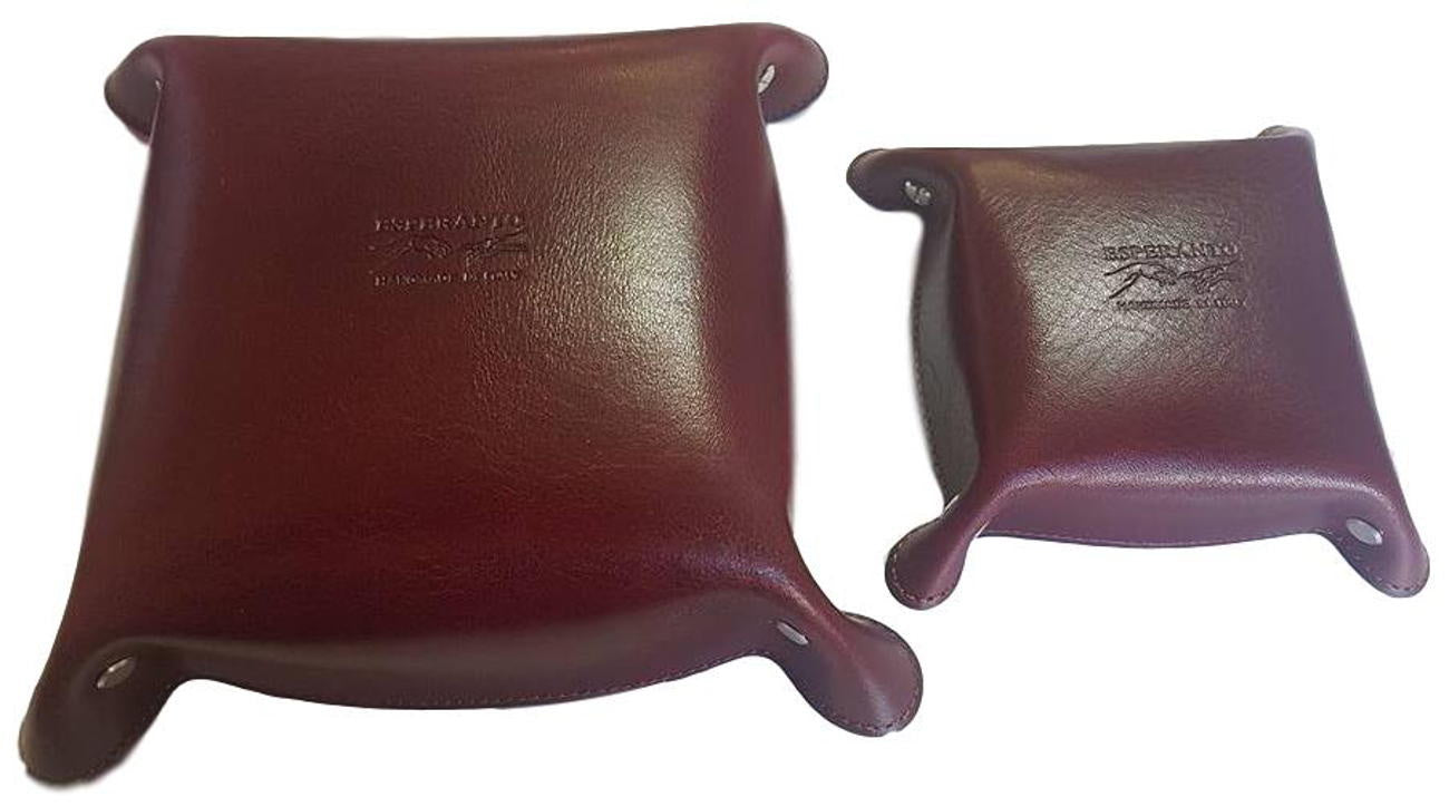 Svuotatasche in Cuoio foderato in Pelle scamosciata (coppia) - ESPERANTOBELTS