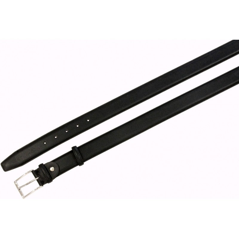 Cintura 3,5 cm in vera pelle stampata Saffiano con fodera Nabuk e fibbia Nichel free - ESPERANTOBELTS